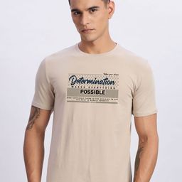 ADRO Men Typography Printed Round Neck Cotton T-shirt-image-67
