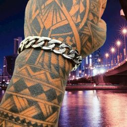 Dynamic Retail Global Men Silver Bracelet-image-86