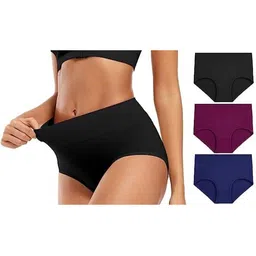 Diving Deep Women Pack of 3 Cotton Hipster Briefs-picture-10