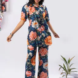 GULABOSITABO Printed Cotton Shirt & Trousers Co-Ord-picture-37