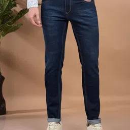 Canary London Men Smart Skinny Fit Low-Rise Light Fade Printed Stretchable Jeans-picture-19