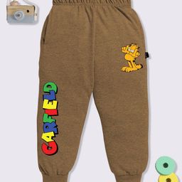 YK X Minute Mirth Boys Graphic Printed Joggers-image-100