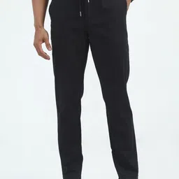 NEVER NEUD Men Relaxed Mid-Rise Slim Fit Chinos-image-98