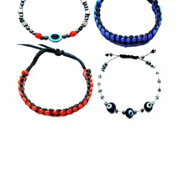 Dynamic Retail Global Unisex 4 Pieces Beaded Wraparound Bracelets-image-34