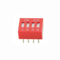 4 Way Slide Switch 2.54mm Pitch (Pack of 2) image 3