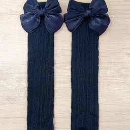 KIDOfash Black Cotton Socks-picture-57