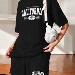 My Swag Printed Pure Cotton T-Shirt & Shorts-image-83
