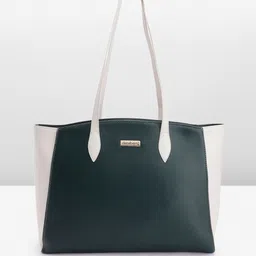 DressBerry Colourblocked Structured Shoulder Bag-14