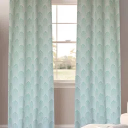 Dekor World Multicoloured Set of 2 Window Curtain-46