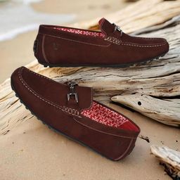 V8 by Ruosh Men Perforations Suede Driving Shoes-image-30