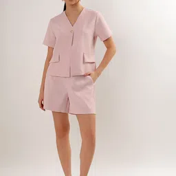 Beyond Pink Shirt With Short Co-Ords-image-90