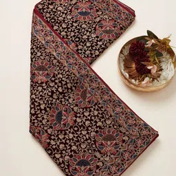 Soch Embroidered Velvet Dupatta with Thread Work-30