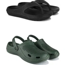 DRACKFOOT Men Set Of 2 High Quality & Soft Thong Flip-Flops & Clogs-7