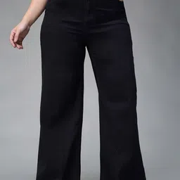 Miss Chase A+ Women Wide Leg High-Rise Stretchable Jeans-image-13