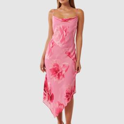 Forever New Floral Printed Bodycon Midi Dress-image-64