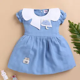 LACKii DOLL Flutter Sleeve Fit & Flare Dress-picture-30