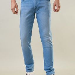 TIM PARIS Ferdinand Men Original Tapered Fit Mid-Rise Light Fade Stretchable Jeans-picture-45