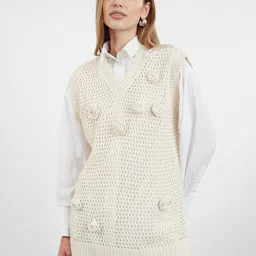 Trendyol Women Longline Sweater Vest-image-94