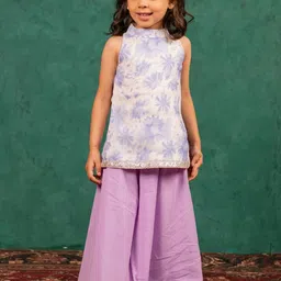 Jilmil Girls Floral Printed Kurta With Palazzos-image-33