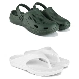 PENNEN Men Set Of 2 Thong Flip-Flops & Clogs-15