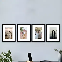 Art Street Black 2 to 4 Pieces MDF Table Photo Frames-55