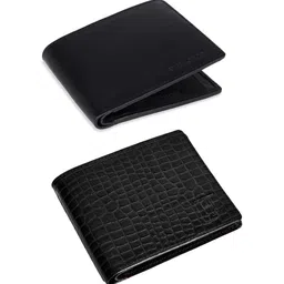 Hayes London Men Genuine Leather with RFID Blocking Wallets Combo-91
