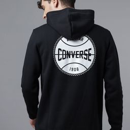 Converse Men Cotton Hooded Sweatshirt-image-42