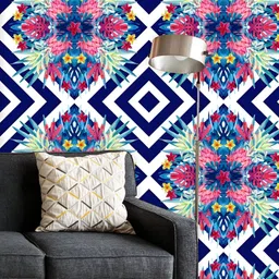 ArtzFolio Printed UV-Resistant Anti-Bacterial Watercolor Exotic Floral Pattern Peel & Stick Wallpaper-image-14