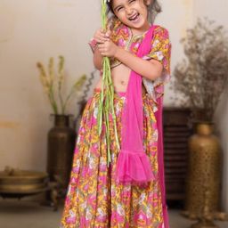 Tura Turi Girls Art Silk Lehenga Choli-image-39