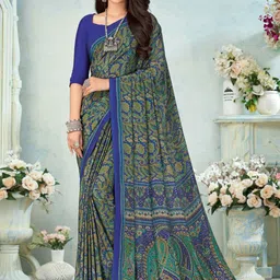 Anouk Rustic Paisley Printed Bagru Saree-picture-29