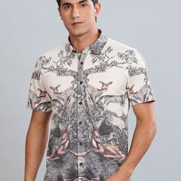 BULLMER Men Standard Opaque Printed Casual Shirt-image-35