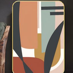 Livin'luxe Brown & Grey Abstract Wall Art-picture-41