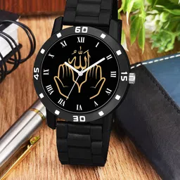 CSAMON Men Dial & Bracelet Style Straps Analogue Watch AeviyoBLK Islamic ROM03 CD_SH-image-35