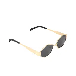 HAMILTANO WINSTON Black Hexagon UV Protected Sunglasses-25