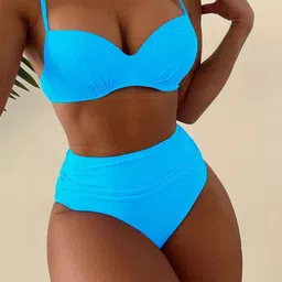 BAESD Padded Underwired Shoulder Straps Swim Set-image-37