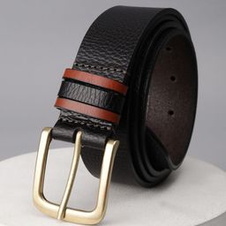 Allen Solly Men Textured Leather Belt-picture-40