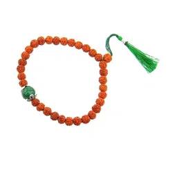 Divine souvenirs Unisex Wooden Rudhraksha Beaded Elasticated Bracelet-image-17