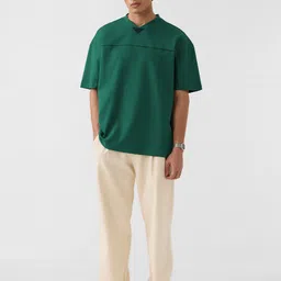 The Souled Store Men V-Neck T-shirt-image-86