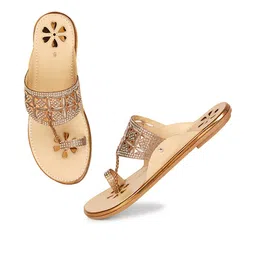 Shoegazing Sandals for Women | Daily Use Branded & Stylish Slippers Chappals| Kolhapuri Flat Party wear Chappals for women-image-60