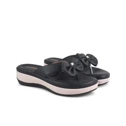 JodyHub Women Textured Comfort Sandals with Bows-45