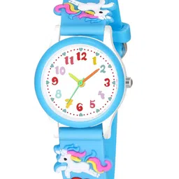 SWADESI STUFF Unisex Kids Dial & Straps Digital Automatic Watch UNI SKYBLUE image 5
