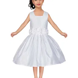 Wish little Girls Square Neck Fit and Flare Dress-image-95