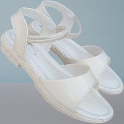 NEW LATEST White Leather Sandals-image-80