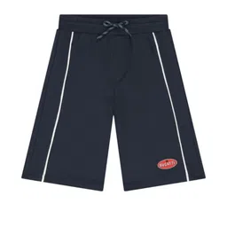 Bugatti Girls Striped Printed High-Rise Shorts-image-71