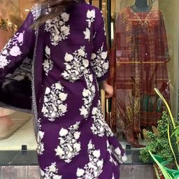 BAESD Women Floral Printed Regular Kurta with Palazzos & With Dupatta-picture-33