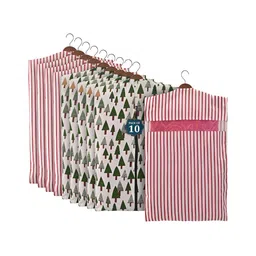 Aura Green Set of 10 Regular Cotton Suit Organiser-16