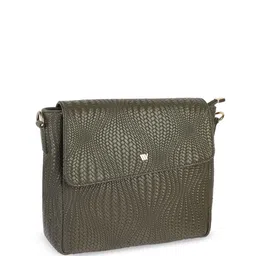 WALKWAY by Metro Colourblocked Structured Sling Bag with Tasselled image 2
