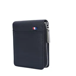 DALUCI Men PU Zip Around Wallet-53