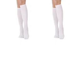 MUKHAKSH Unisex White Socks-image-60