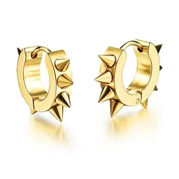 Vaiseema Gold Plated Circular Spike Earrings-picture-7